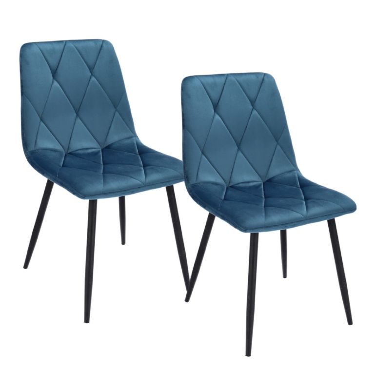 Krzesła do kuchni i salonu Jumi Piado nowoczesne stylowe marine 2szt
