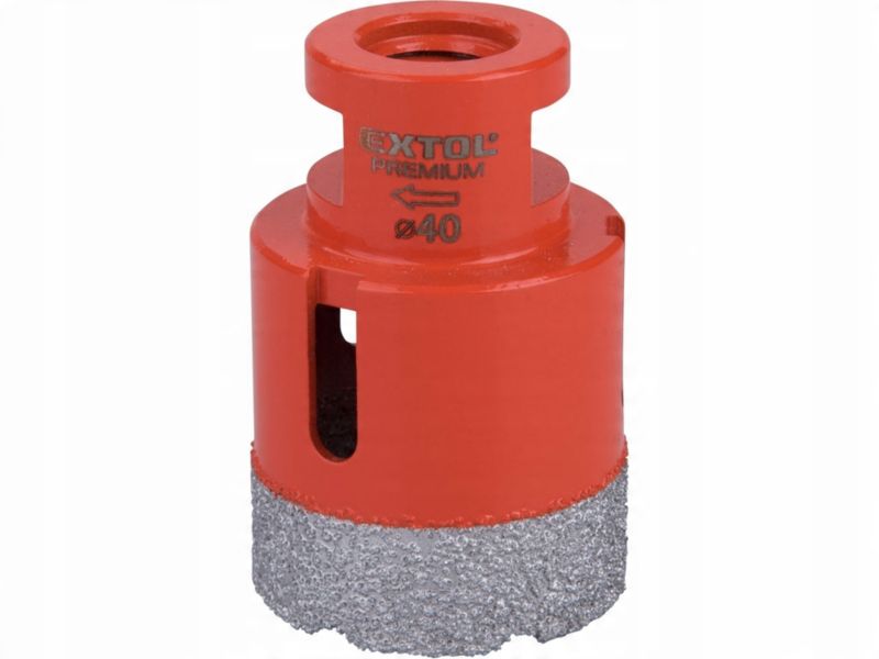 Otwornica diamentowa koronka wiertło Extol Craft 40 mm M14 do gresu płytek glazury 1 szt