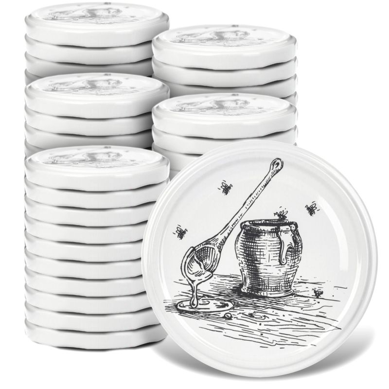 Zakrętki Do Słoików KADAX Fi 82 Nakrętki Na Słoiki Wieczka Przetwory 50szt.