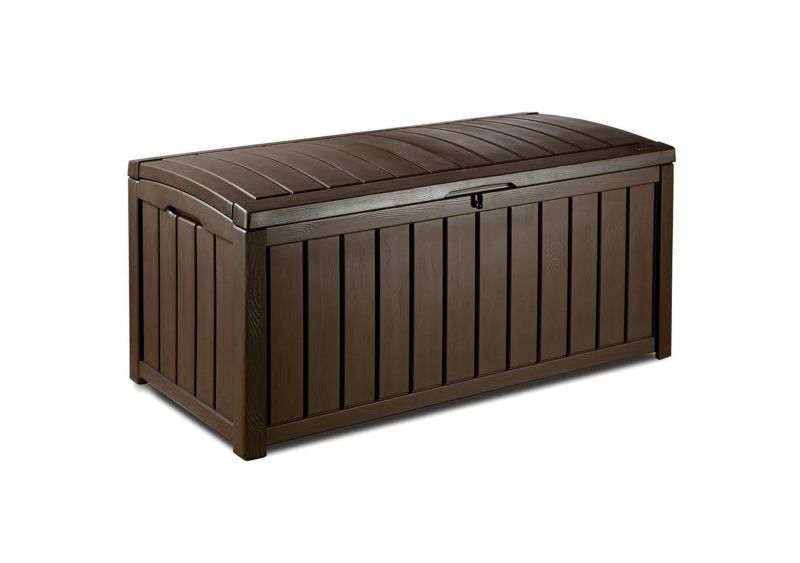 Skrzynia ogrodowa Keter Glenwood 390L 128x65x61 cm Brązowa 1 szt.