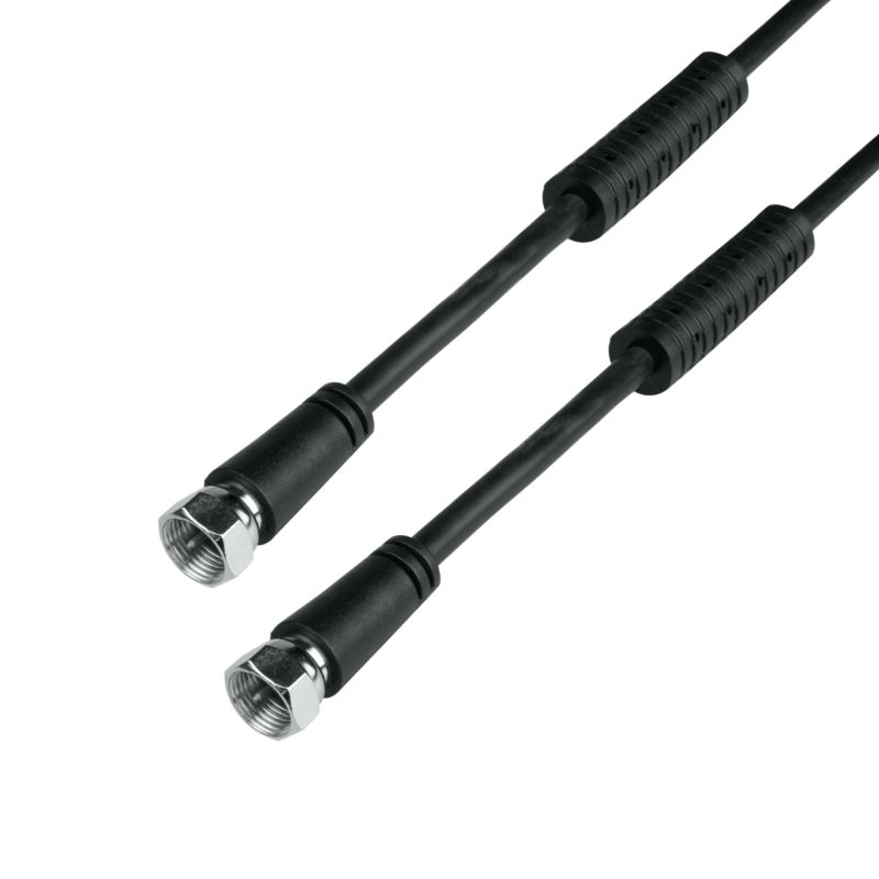 Przewód koncentryczny DPM Solid 1,5 m czarny