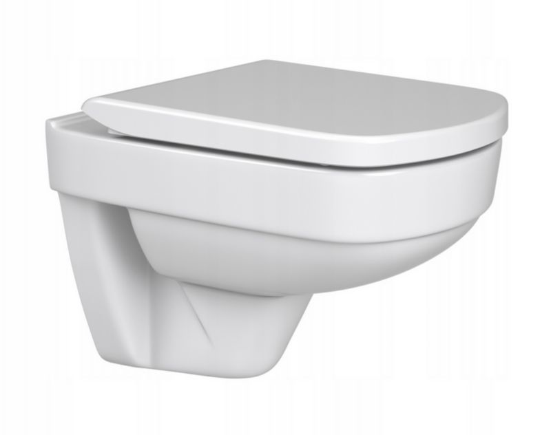 Zestaw WC miska wisząca Ravak Mero RimOff z deską wolnoopadającą Mero biały 1szt