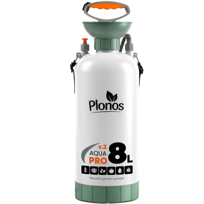 Opryskiwacz ciśnieniowy ręczny Plonos PL-606 duży 8l ogrodowy regulowana lanca dysza 1szt.