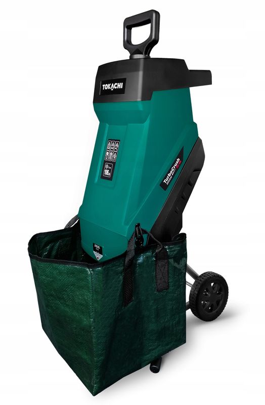 Rozdrabniacz do gałęzi gładkolufowy Tokachi TurboCrush TC 45 rębak elektryczny 1 szt.