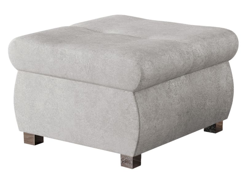 Pufa MIRJAN 24 Orkan Mała szara kość słoniowa 1 szt.