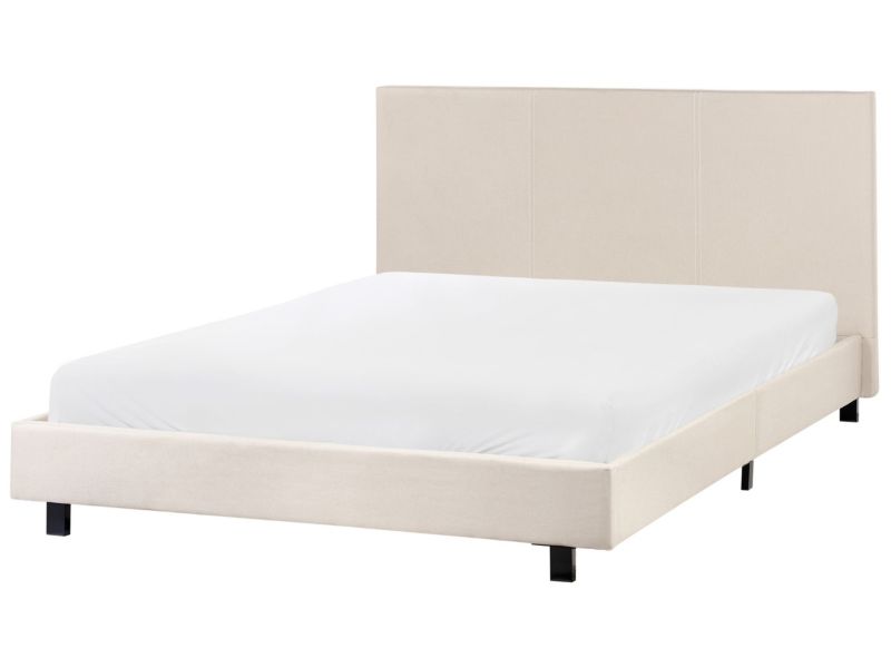 Łóżko Albi 140 x 200 cm Beżowy 1 szt.