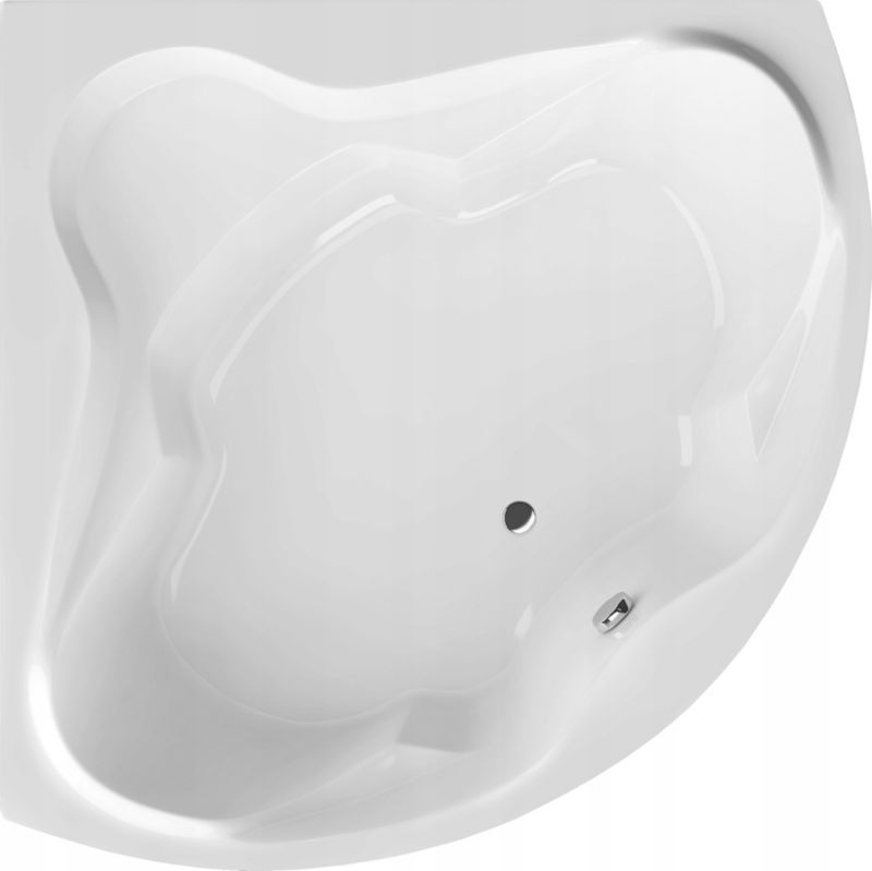 Wanna narożna symetryczna przyścienna 150 x 150 cm akrylowa z syfonem Laminart 1 szt.