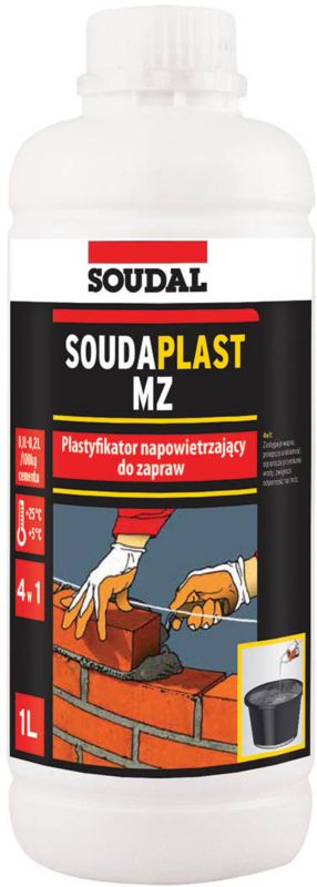 Plastyfikator do zapraw Soudal Soudaplast MZ 1 l