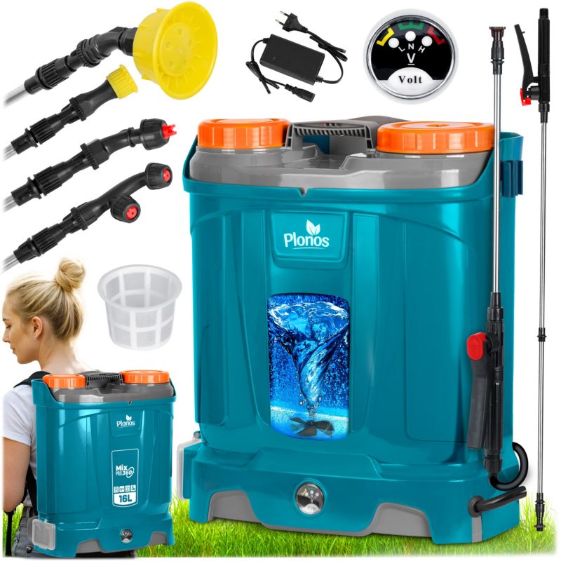 Opryskiwacz akumulatorowy ciśnieniowy Plonos plecakowy elektryczny 16l lanca 85cm 1 szt.