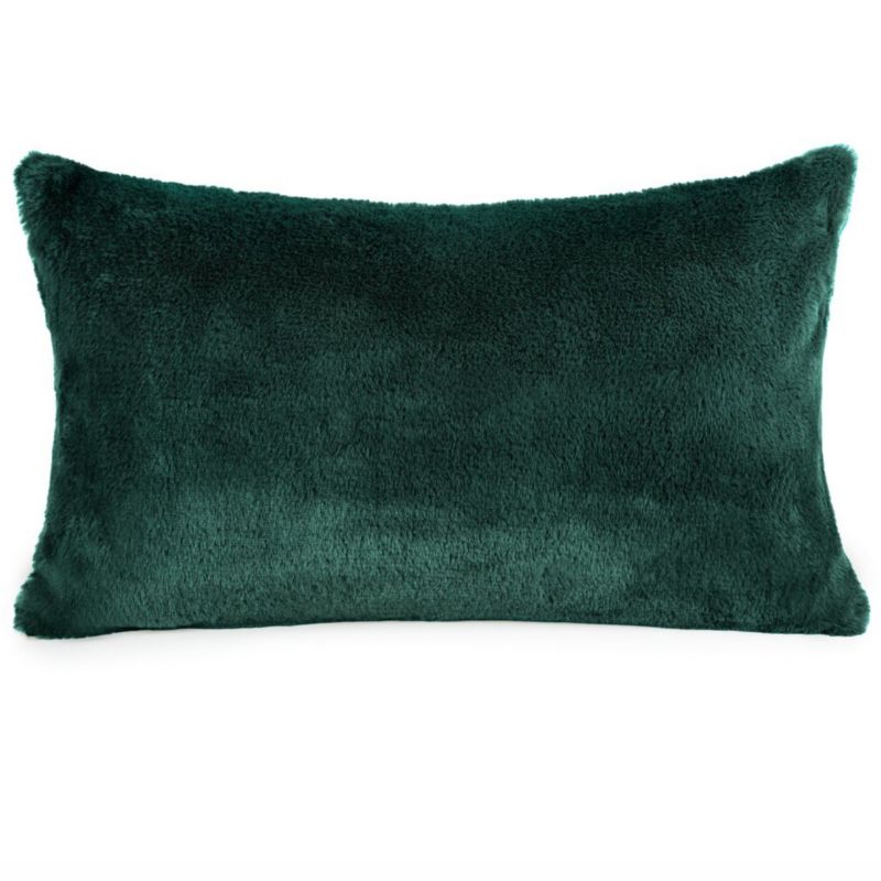 Poszewka Futrzana Nina Eurofirany Zielona 30X50 Cm Dekoracyjna Na Poduszkę 1 Szt.