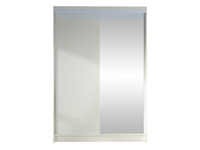 Szafa MIRJAN 24 z drzwiami przesuwnymi Lino I z oświetleniem RGB biały 1 szt.