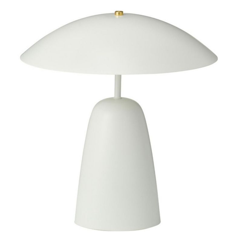 Nowoczesna lampa stołowa Koopman biała metalowa 39 cm 1 szt.