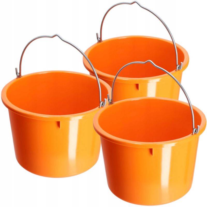 Wiadro KADAX Wiaderko Budowlane 20L 40kg mocne 3szt.
