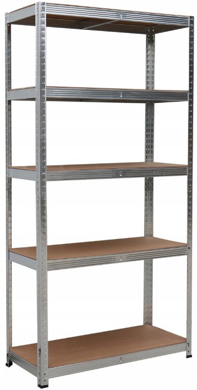 Regał metalowy magazynowy 5 półki FUNFIT HOME&OFFICE do piwnicy garażu 150x75x30cm 875kg 1 szt.