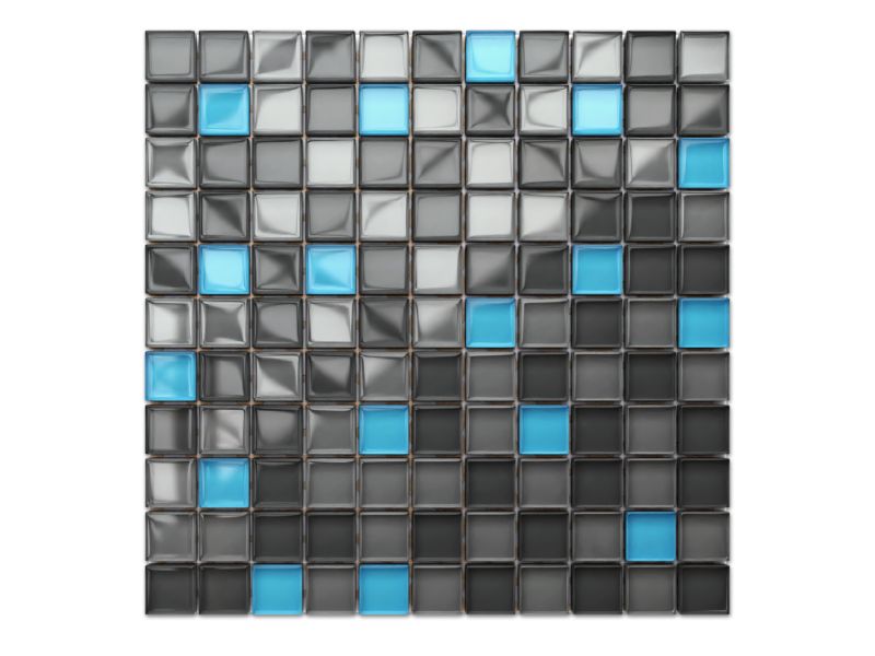 Mozaika szklana Ilcom rocka tonic blue niebieska 30x30cm 1 szt.