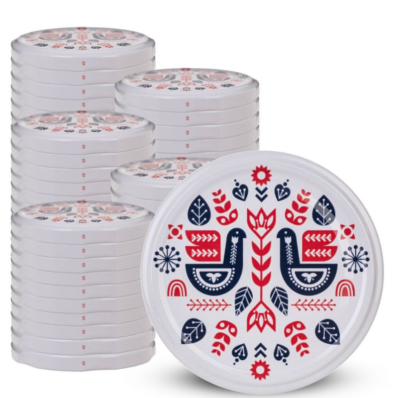 Zakrętki KADAX Do Słoików Fi 82 Nakrętki Na Słoiki Wieczka Przetwory 50szt.