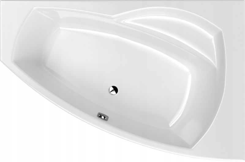 Wanna narożna asymetryczna prawa 150 x 100 cm akrylowa Ibiza bez obudowy Laminart 1 szt.