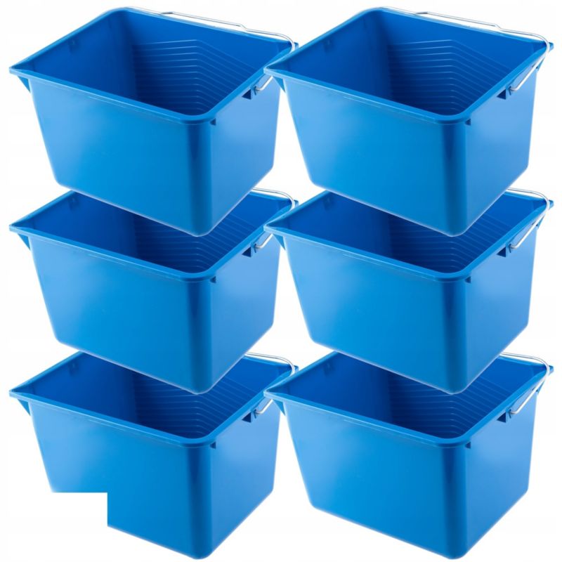 Wiadro malarskie KADAX Wiaderko Z Uchwytem 8 Litrów 6szt