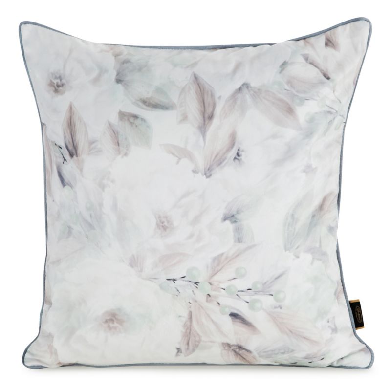 Poduszka Eurofirany Velvet 155 45 x 45 cm biało-beżowa