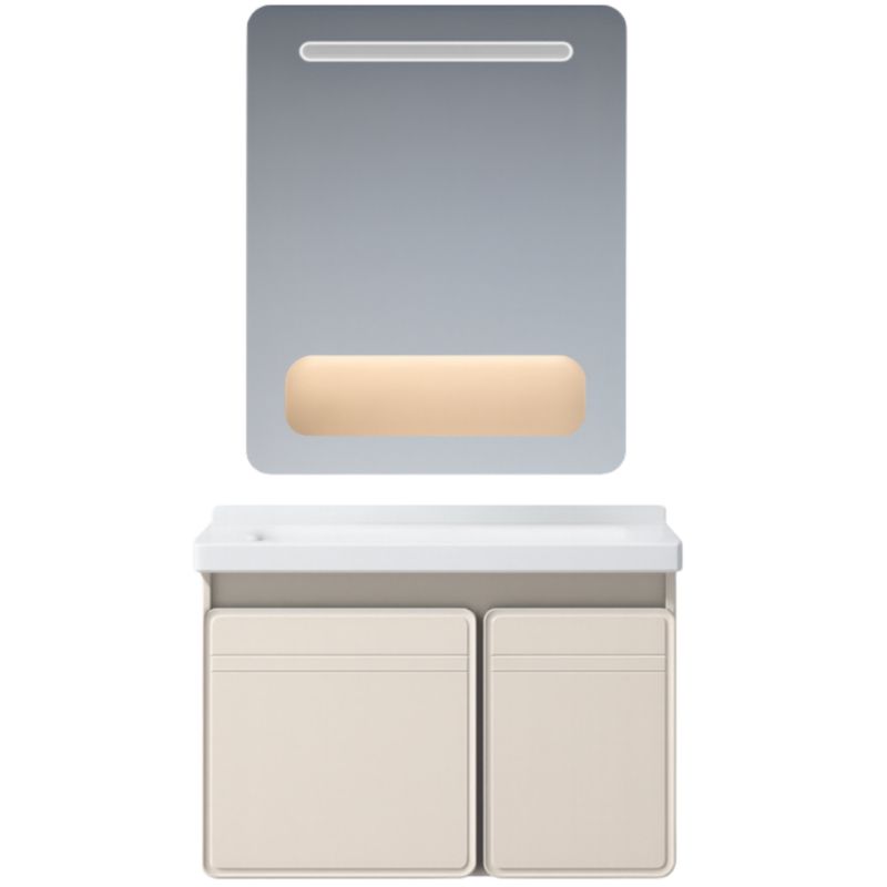 Szafka Łazienkowa Granitan Zestaw Umywalka Lustro Wisząca Nowoczesna Lexea 1 szt.