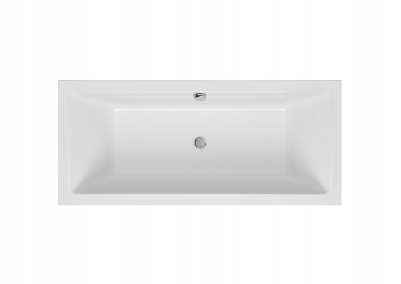 Wanna prostokątna Laminart 170x75 akrylowa biała bez obudowy, syfon 1 szt.