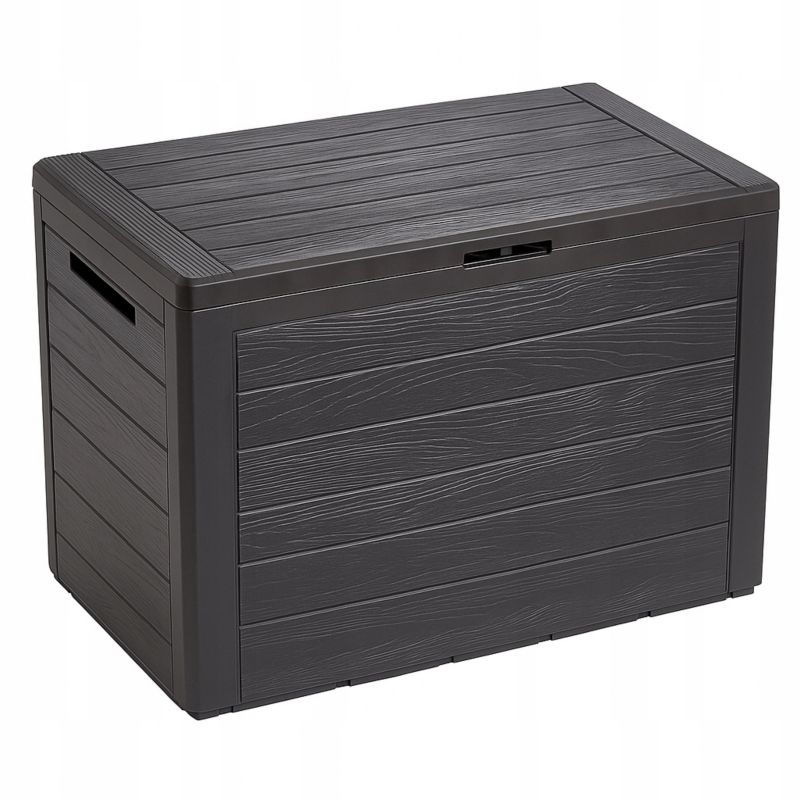 Skrzynia Ogrodowa FEINZ Skrzynka Balkonowa Kufer 190L Do Ogrodu Balkon Taras Brązowa 1 Szt.