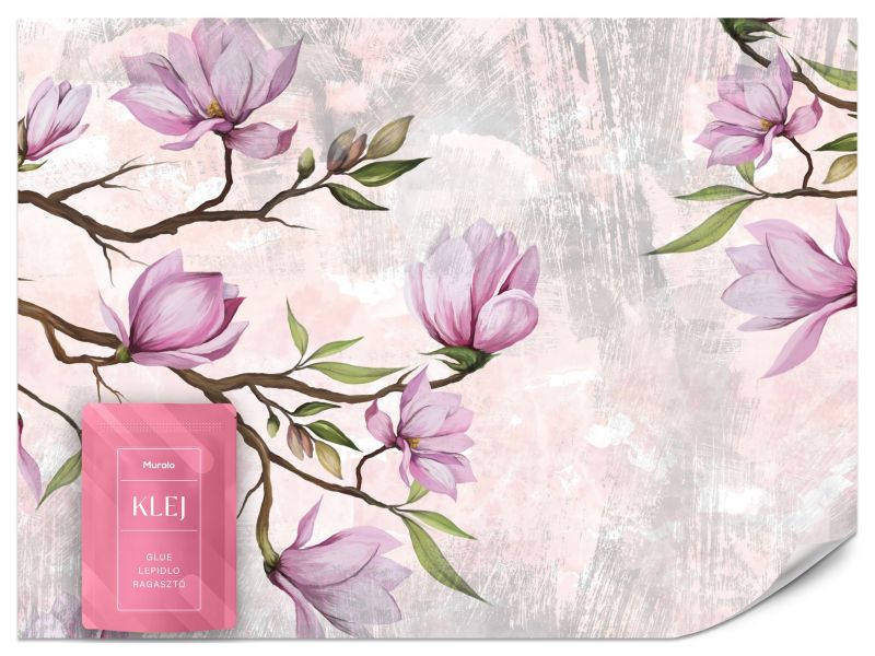 Fototapeta Muralo Kwiaty Magnolii Do Salonu 300x210 cm 1szt.