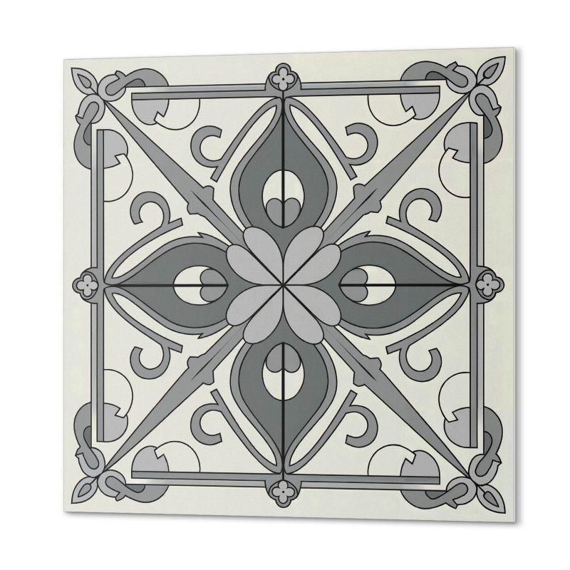 Komplet Kafelków Samoprzylepnych ArtPrintCave 20x20 cm Wzór kwiatowy z symetrią 20 szt.