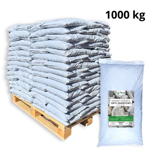 Grys granitowy Terra Feniks 31,5-63MM 1000kg (50 x 20kg) 1 szt.