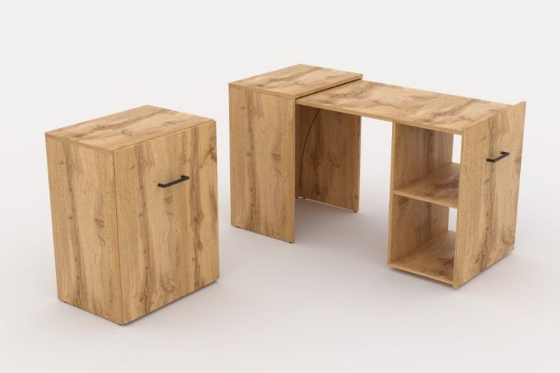 Biurko Helvetia SMART dąb wotan 1 szt.