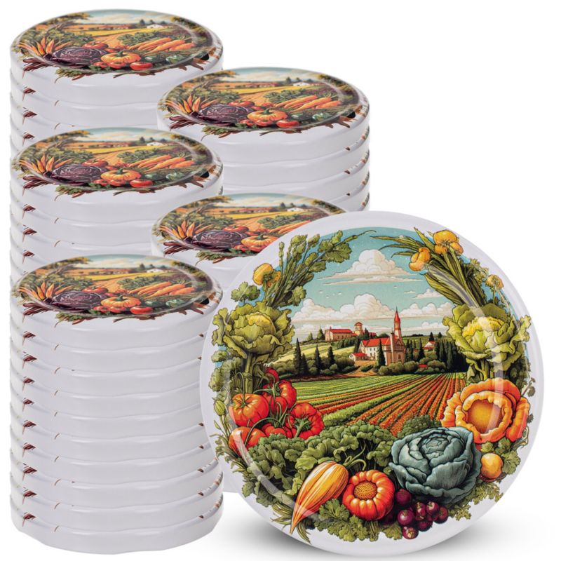 Zakrętki KADAX Do Słoików Fi 82 Nakrętki Na Słoiki Wieczka Przetwory 50szt.