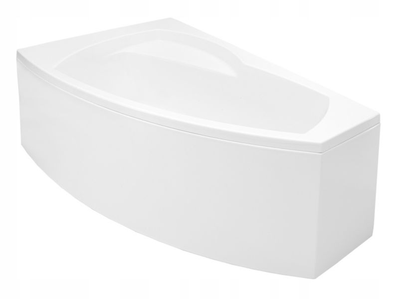 Wanna narożna asymetryczna lewa 160 x 105 cm akrylowa Ibiza z obudową Laminart 1 szt.