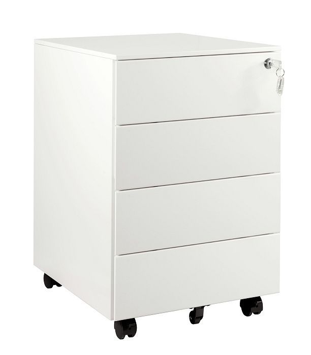 Kontenerek Unique biurowy XD-040-4 biały 1 szt.