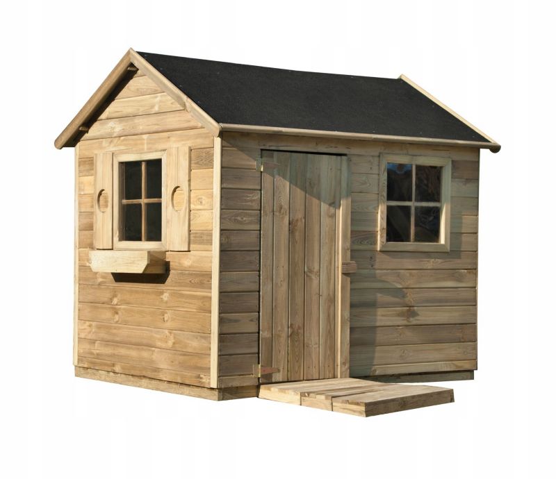 Drewniany domek ogrodowy 4iQ Group dla dzieci Witek 1szt.