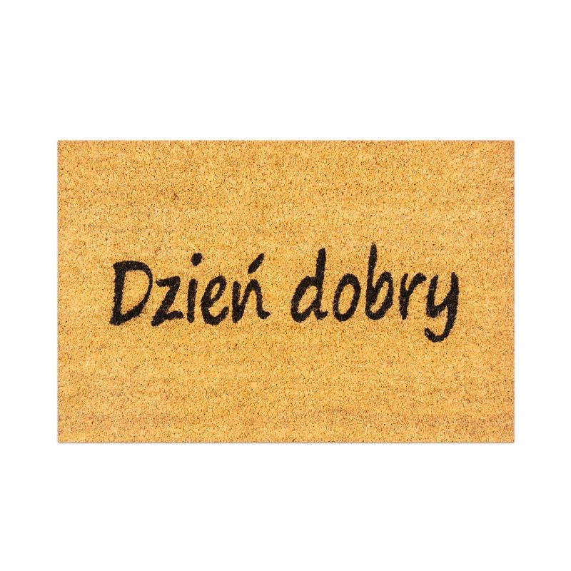 Wycieraczka FEINZ Do Butów 60X40 Cm Wejściowa Mata Kokosowa Dzień Dobry 1 szt.