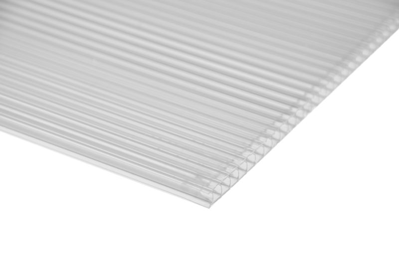 Płyta poliwęglan komorowa Polyxo PC Transparentny multiwall 1050x2000/10 mm 1 szt.