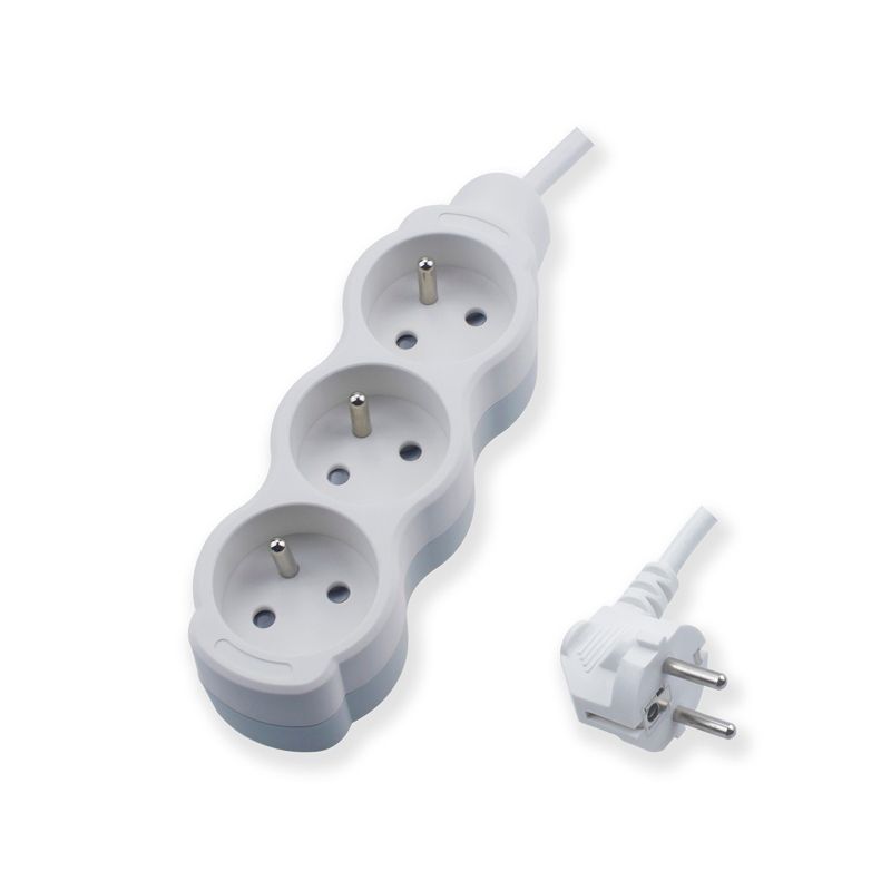 Przedłużacz mieszkaniowy Ecolina 3 gniazdka z uziemieniem 3 m