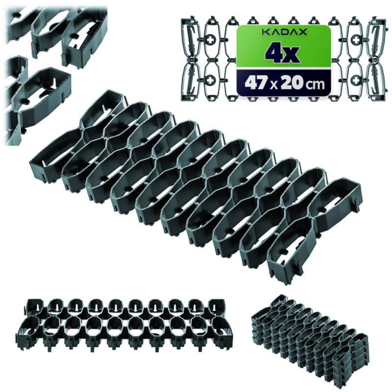 Kratka Trawnikowa KADAX Pod Robota Koszącego Idealna Na Łuki 47 cm Zestaw Zielony 4 szt.
