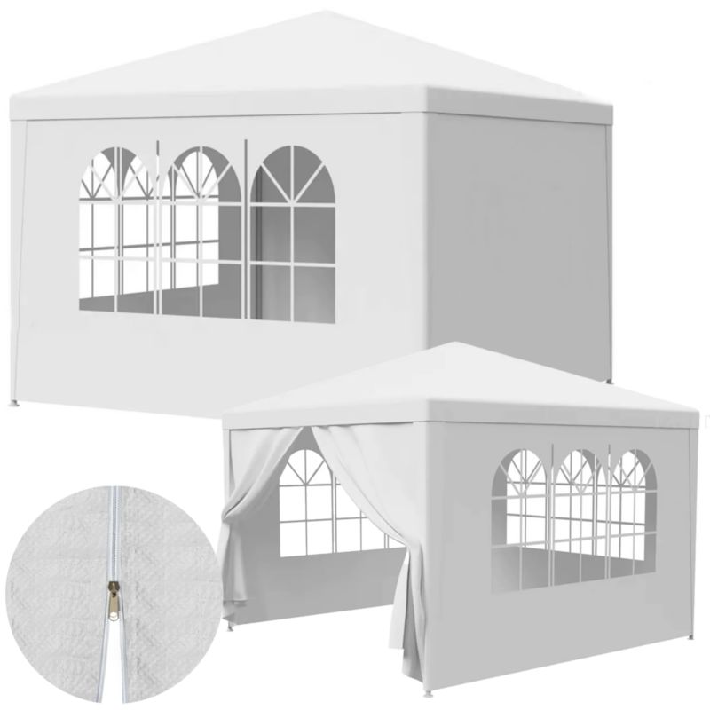 Pawilon Namiot ogrodowy handlowy Heckermann Biały 3x3m 1szt