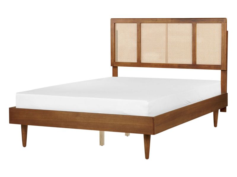 Łóżko Auray 140 x 200 cm Jasne drewno 1 szt.