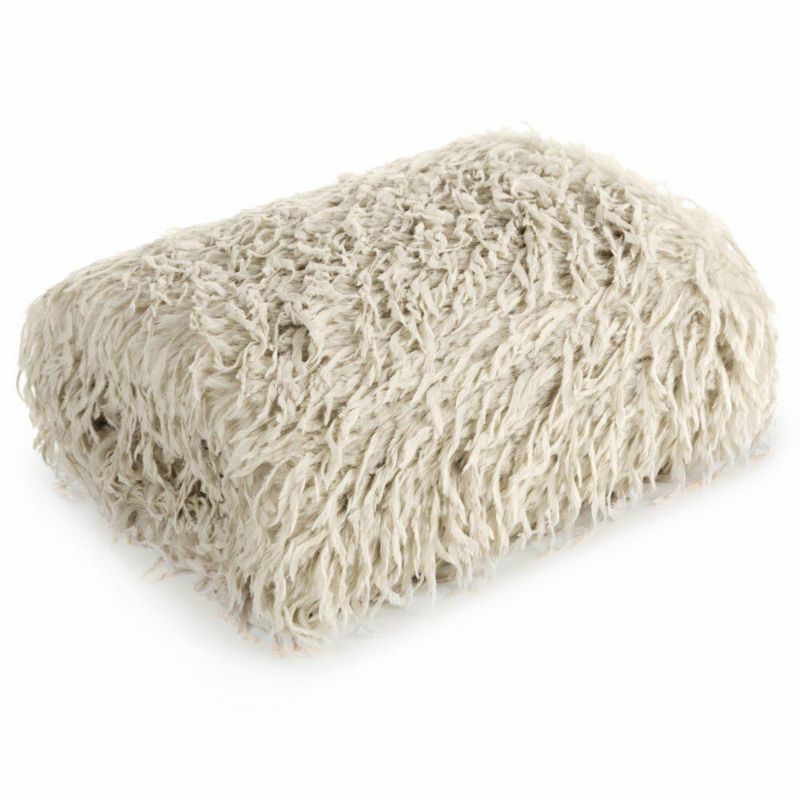 Koc Futrzany Adore Eurofirany 130x170 cm Beżowy miękki 1 szt.