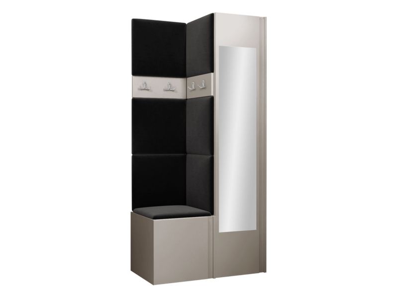 Garderoba MIRJAN 24 Orion XXV kaszmir + czarny 1 kpl.