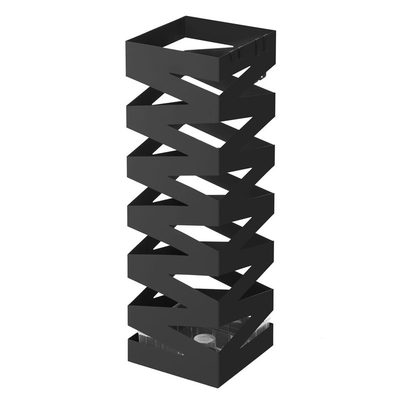 Parasolnik Songmics stojak na parasole czarny metalowy 1 szt