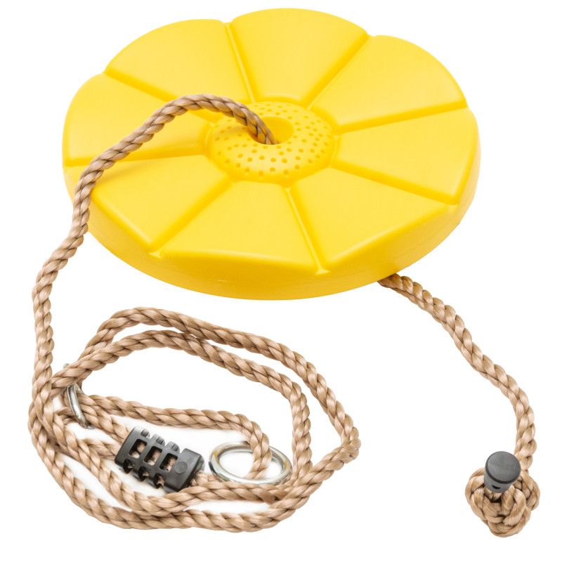 Huśtawka ogrodowa 4iQ Group siedzisko kwiatek żółte 1szt.