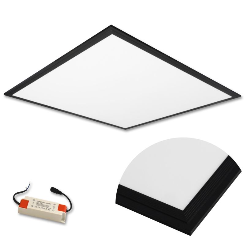 Panel LED MasterLED Lumio 40W 595x595mm IP20 neutralna biel 4000K czarny 1 szt.