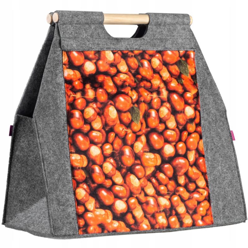 Torba gospodarcza KADAX na drewno kominkowe wzór kasztany 1 szt.