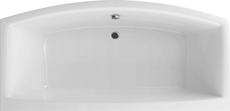 Wanna prostokątna 190 x 90 cm uniwersalna Eva bez obudowy z syfonem Laminart 1 szt.