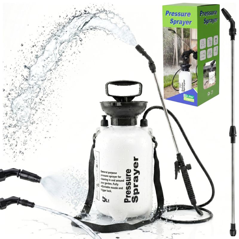 Opryskiwacz ogrodowy z lancą Be-active.pl ręczny ciśnieniowy 5 litrów 1szt