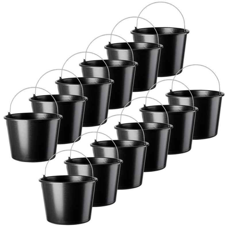 Wiadro KADAX Plastikowe Budowlane Gospodarcze 16L 12szt