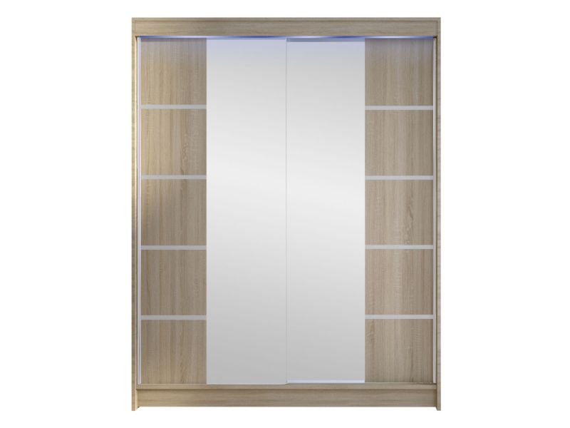 Szafa MIRJAN 24 z drzwiami przesuwnymi Camino V z oświetleniem RGB dąb sonoma 1 szt.